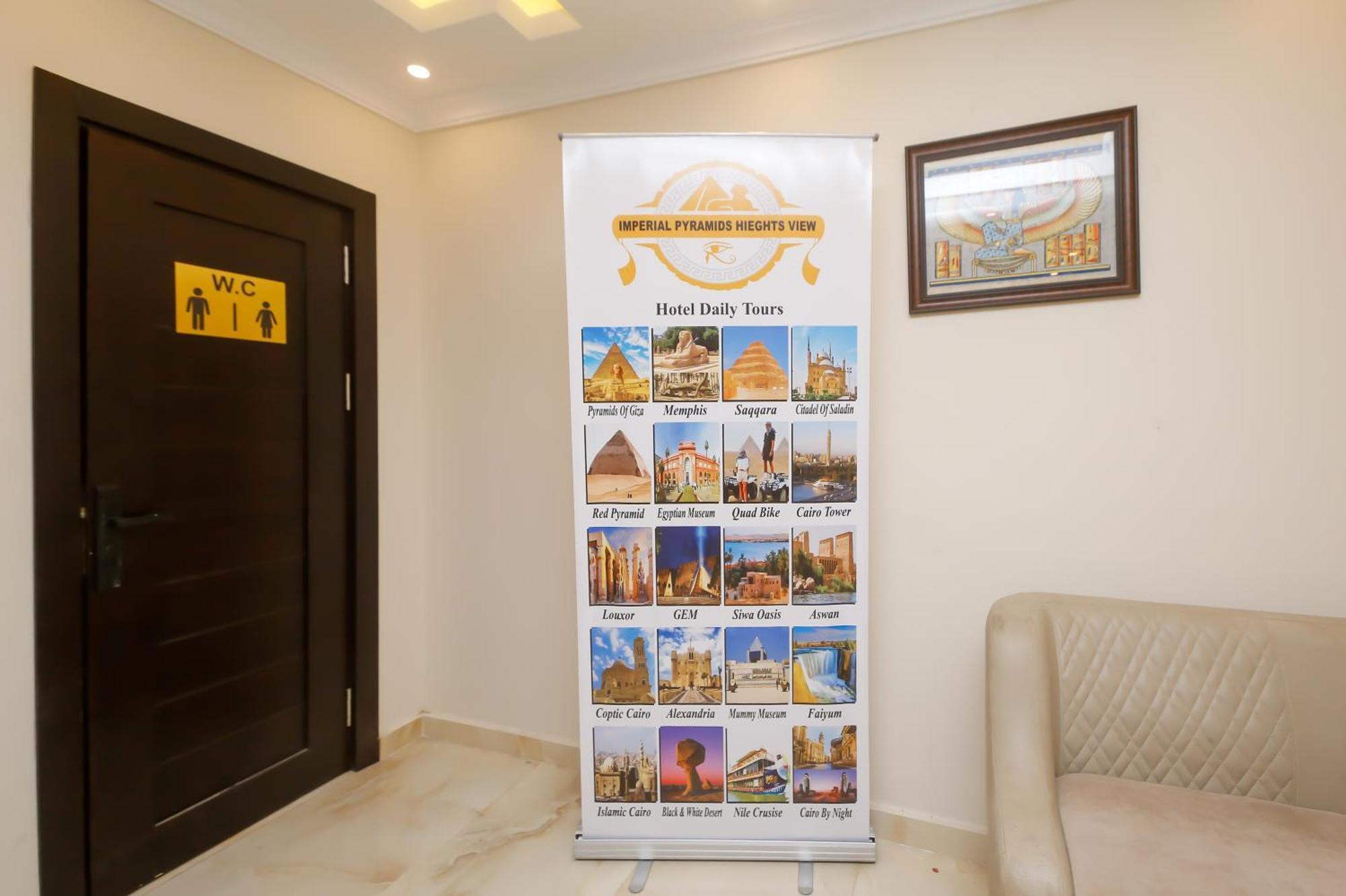 Imperial Pyramids Heights View Bed & Breakfast Nazlet el-Sîsi Dış mekan fotoğraf