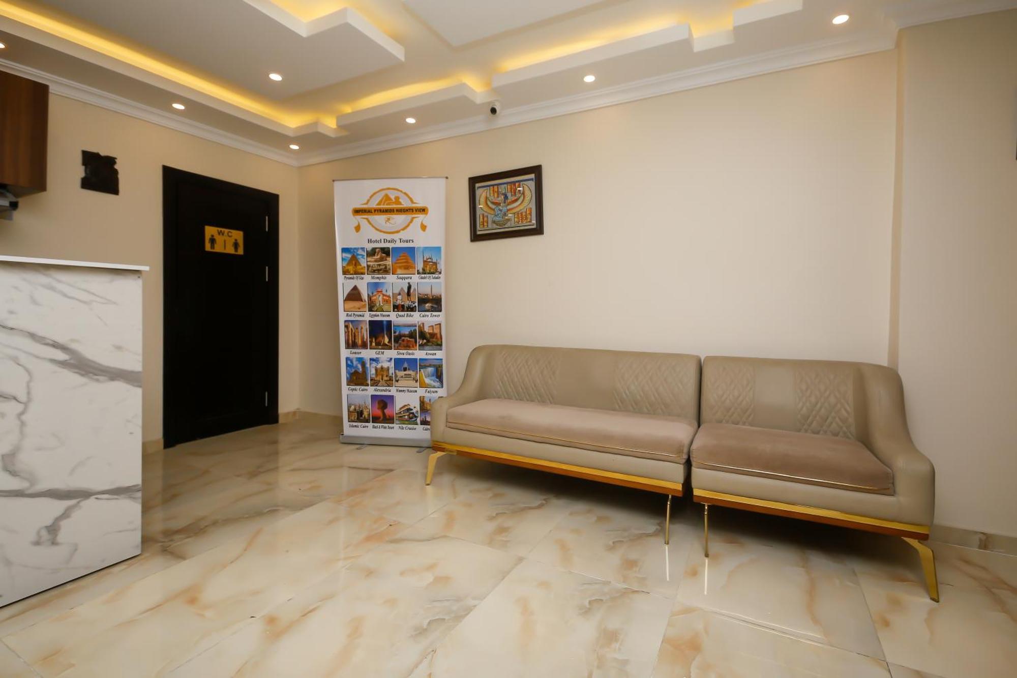 Imperial Pyramids Heights View Bed & Breakfast Nazlet el-Sîsi Dış mekan fotoğraf
