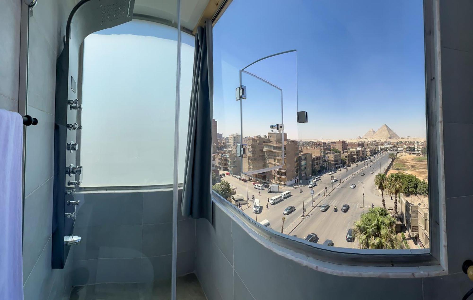 Imperial Pyramids Heights View Bed & Breakfast Nazlet el-Sîsi Dış mekan fotoğraf