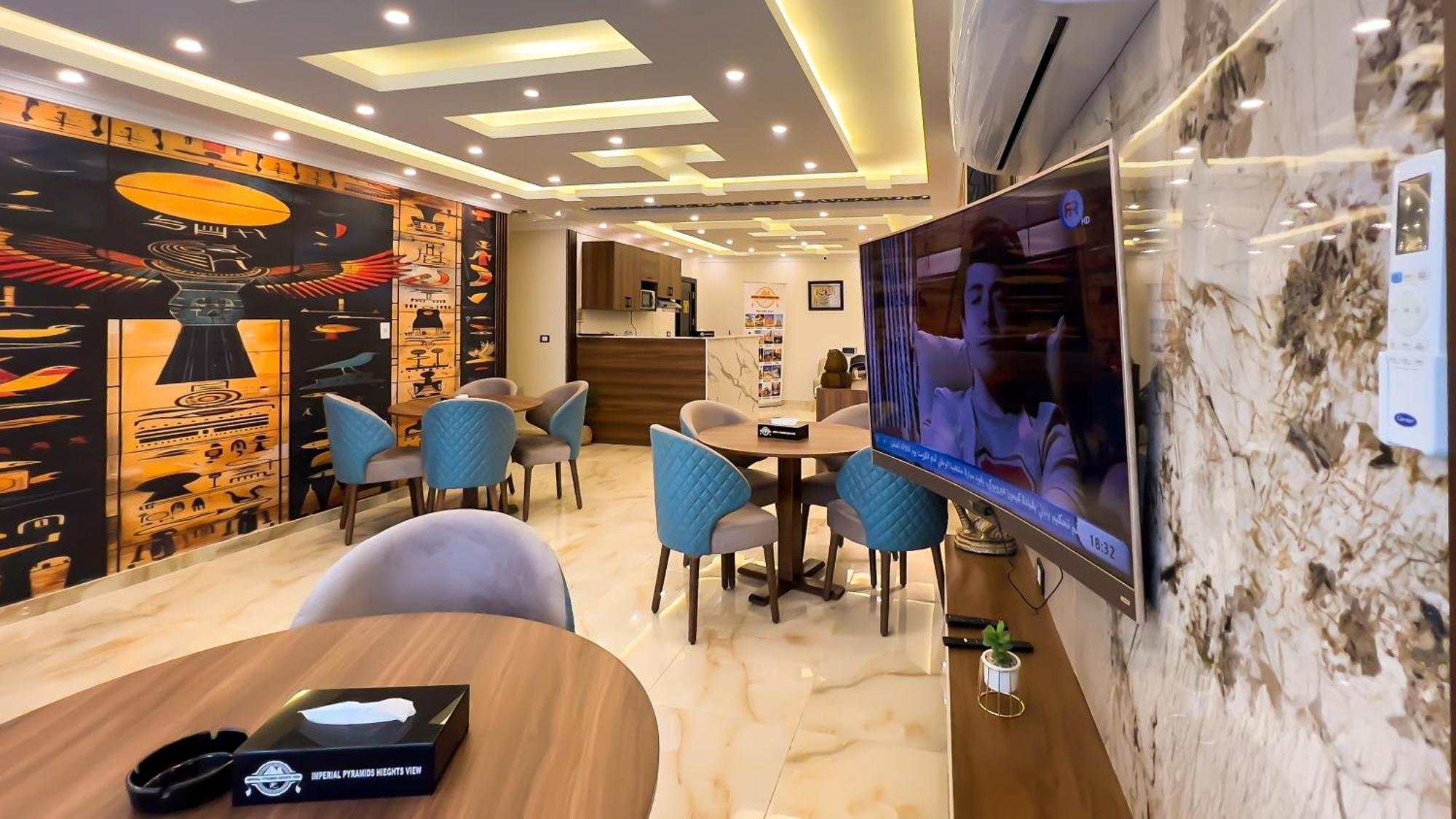 Imperial Pyramids Heights View Bed & Breakfast Nazlet el-Sîsi Dış mekan fotoğraf